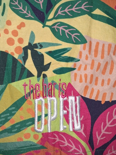 28" x 16" The Bar Is Open Towel by Ashland®